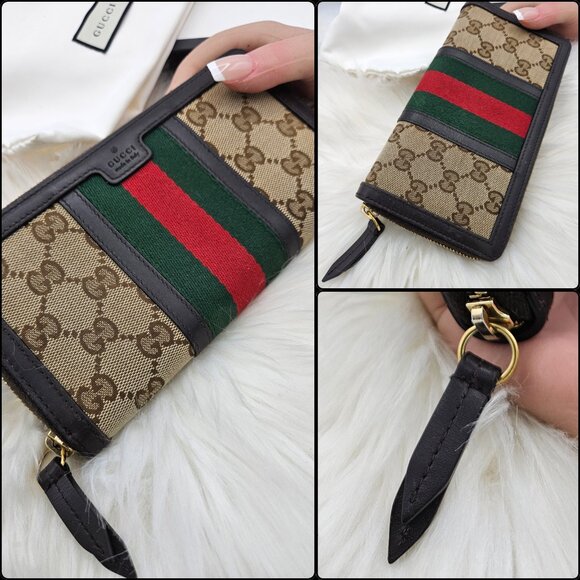 Gucci Supreme Ophidia Zip Around Wallet - Picture 5 of 17